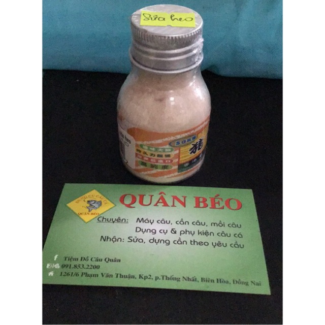 Bột sữa heo câu cá