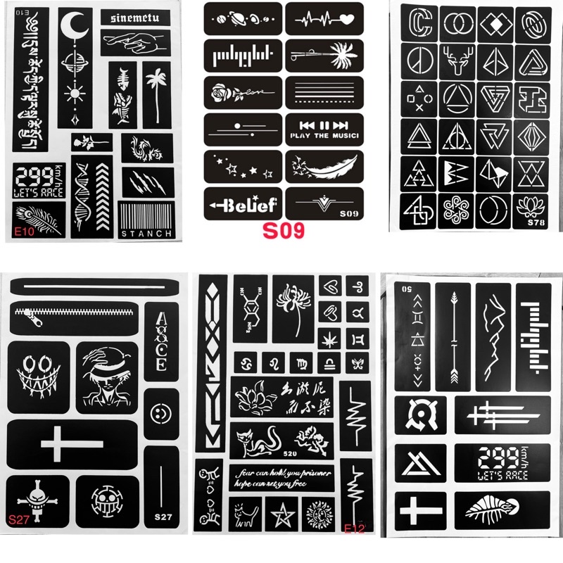 KHUÔN XĂM TATTOO CÁ TÍNH-ĐỘC-LẠ