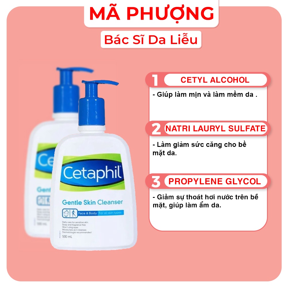 Sữa rửa mặt Cetaphil Gentle Skin Cleanser