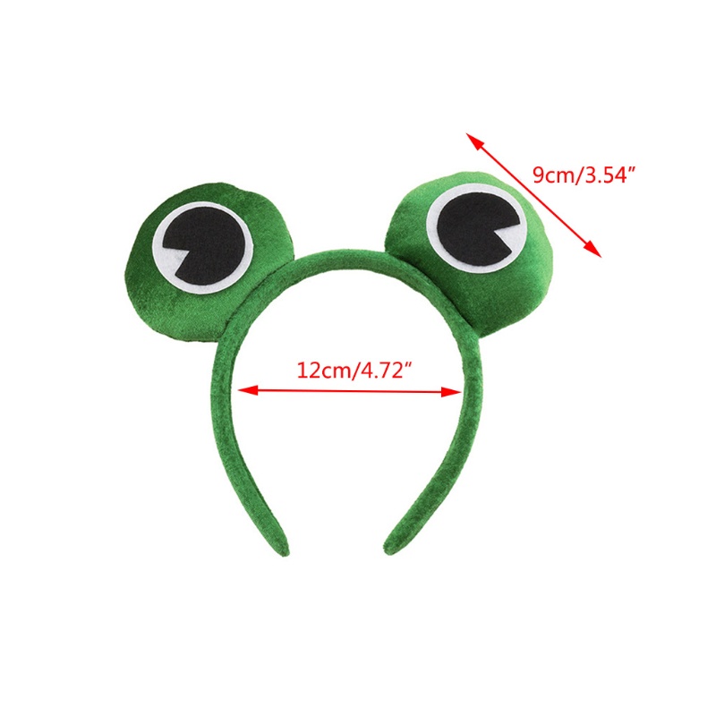 Băng Đô Cài Tóc Hình Mắt Ếch 3D Nhồi Bông Dễ Thương Vui Nhộn Cho Nữ