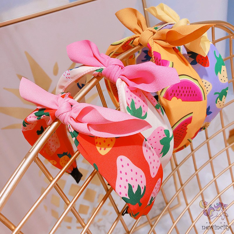 Vòng Cài Tóc Họa Tiết Trái Cây Xinh Xắn Cho Bé Gái