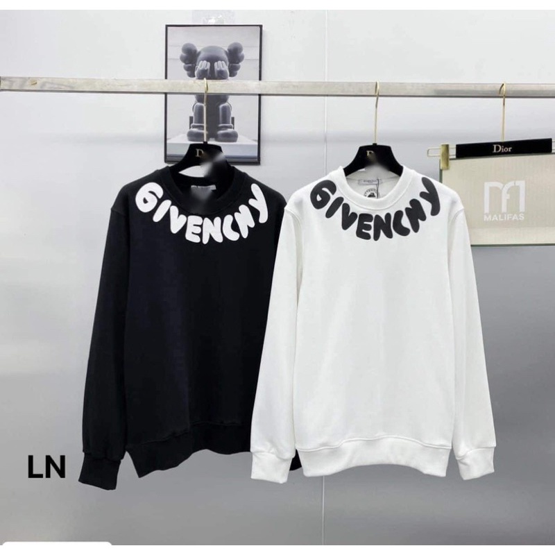 Áo nỉ bo cotton gi ven vòng cổ LN12