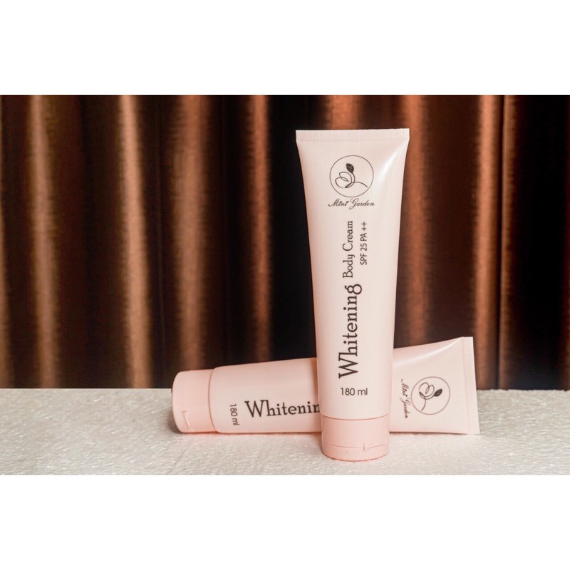 👍👍 Kem body men bia kem dưỡng da toàn thân Mini Garden whitening body cream SPF 25 PA ++ dưỡng trắng da