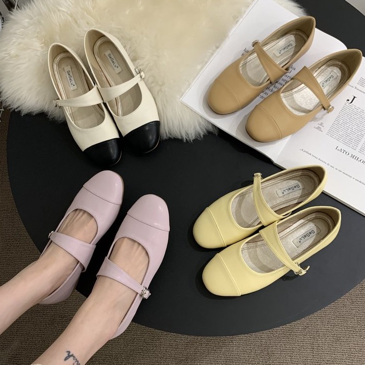 ❤Giày Búp Bê Đế Thấp Một Cách Mang Thời Trang Pháp Dành Cho Nữ