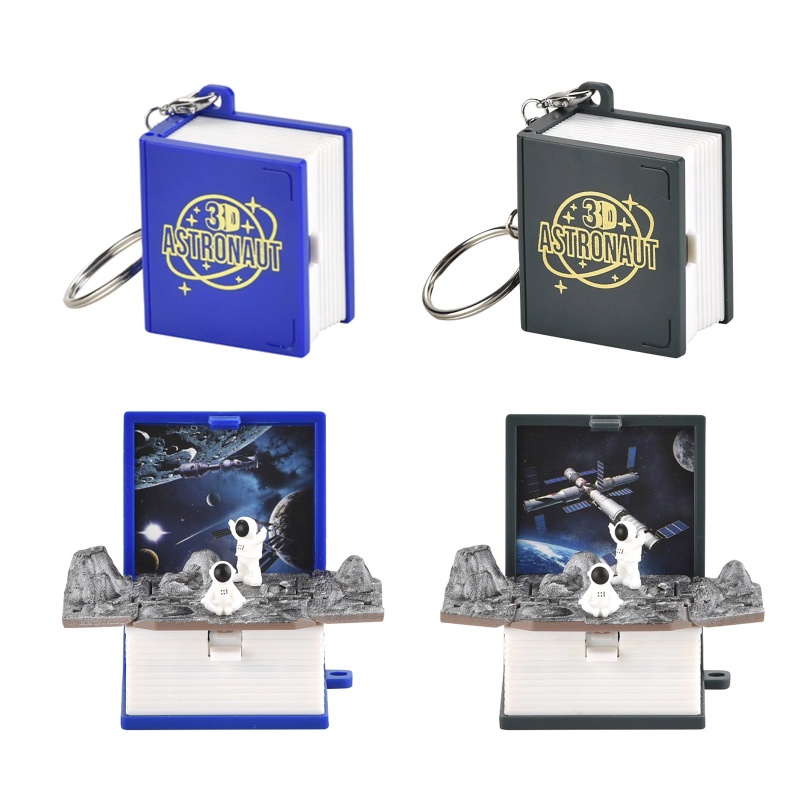 Móc Khóa Mini Hình Phi Hành Gia 3D Cho Bé