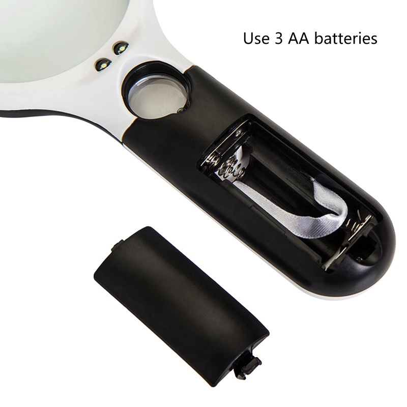 Kính Lúp Có Đèn LED Phóng To 3X 45X Chất Lượng Cao