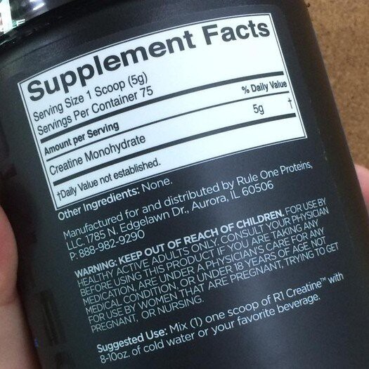 Rule 1 Creatine Monohydrate 75 Serving - Tăng Sức Mạnh Tăng Kích Cỡ Cơ Bắp  | Shopee Việt Nam