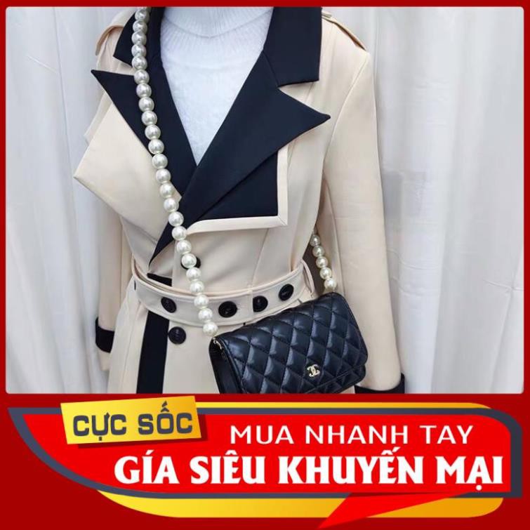 CHÍNH HÃNG 100% ODER ODER túi đeo chéo chanel dây ngọc to size nhỏ siêu đẹp fullbox BAO RE