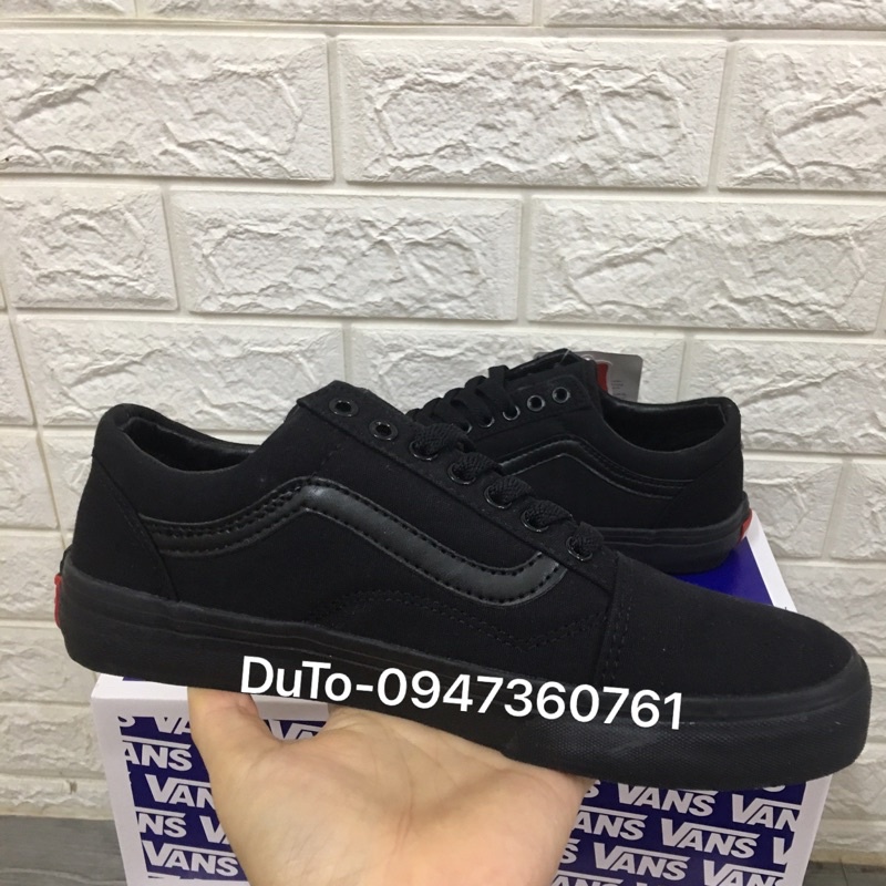 Giày 𝐕𝐀𝐍𝐒 old skool full đen size 36->43 NAM NỮ
