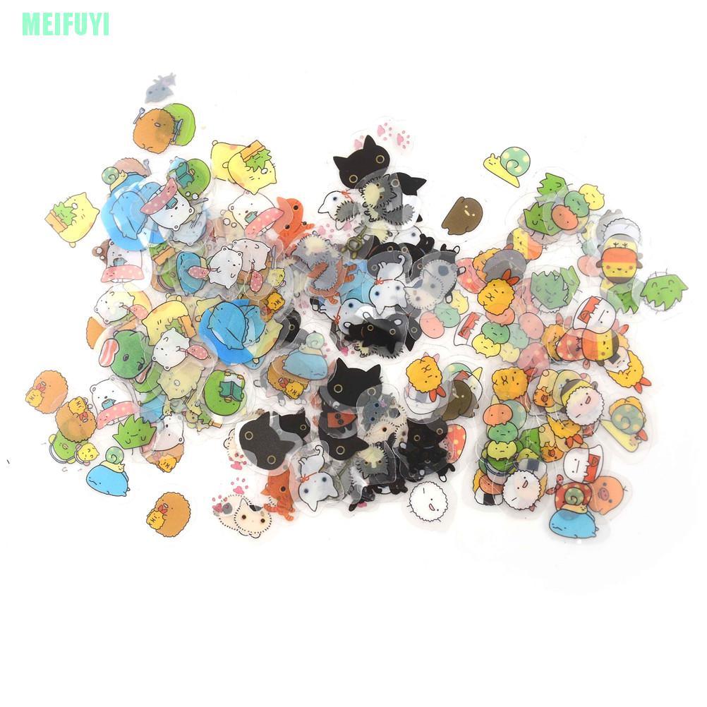 Set 80 Hình Dán Mini Dễ Thương Trang Trí Sổ Lưu Niệm