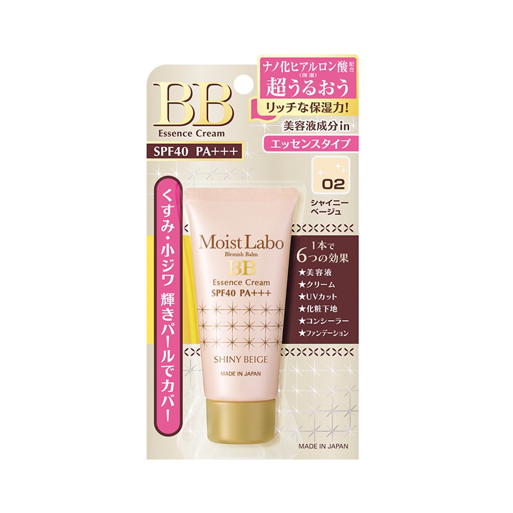 Kem Nền Trang Điểm Meishoku Moist Labo BB Essence Cream SPF40 PA+++ 33g