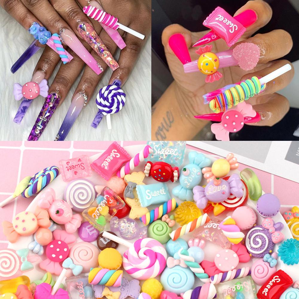 PATH Bộ 30 HạT ĐíNh Trang Trí MóNg 3D ThờI Trang