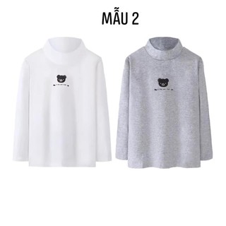 Combo 3 set áo cổ lọ cho bé trai, bé gái