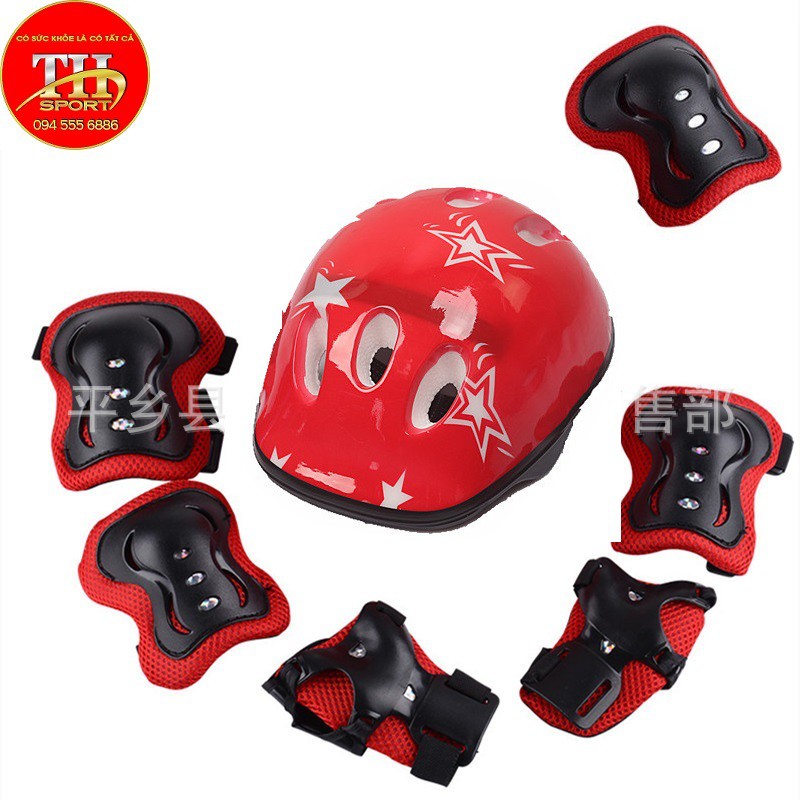 Bộ bảo vệ chơi patin đi xe đạp