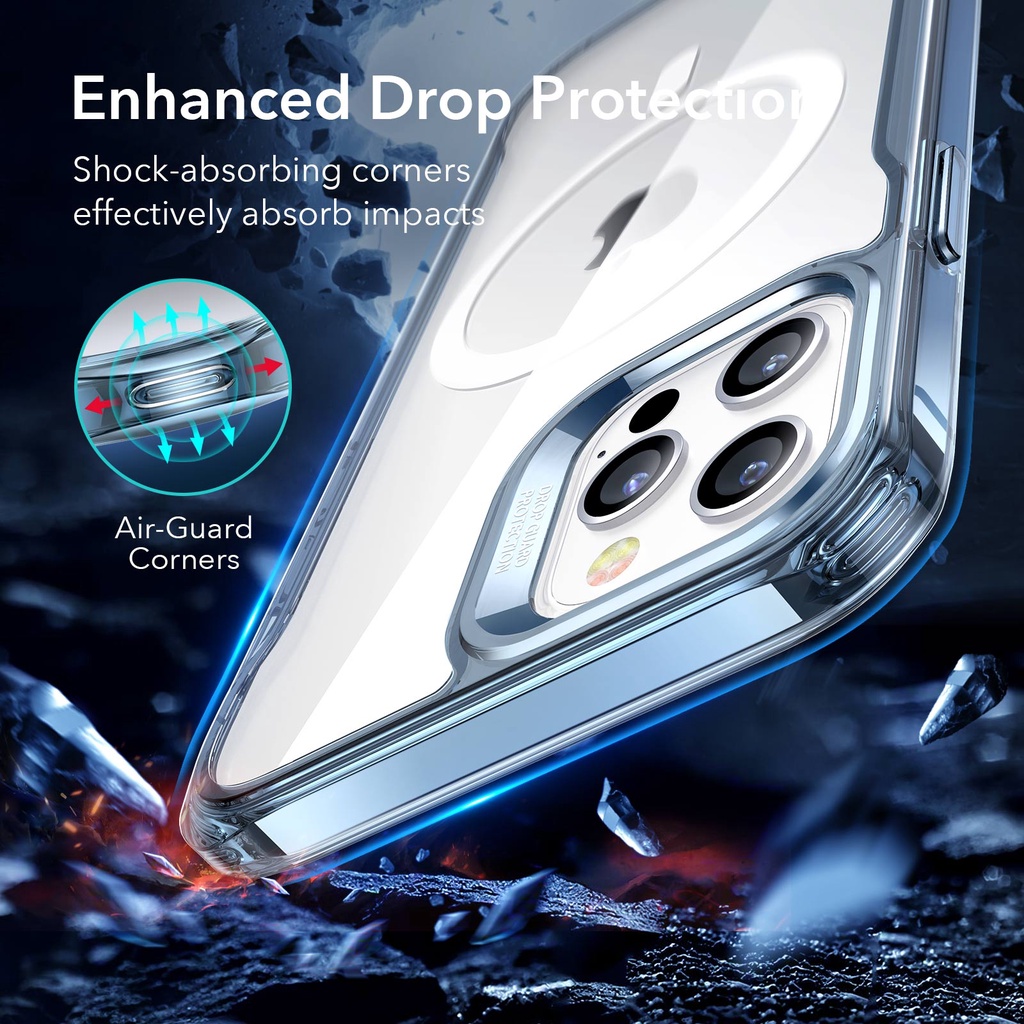 Ốp điện thoại ESR hỗ trợ sạc không dây từ tính bảo vệ cho iPhone 12/12 Pro Max iPhone