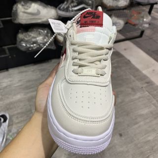 < VIDEO + ẢNH THẬT > GIÀY SNEAKER AF1 TRẮNG ĐỎ THẤP CỔ
