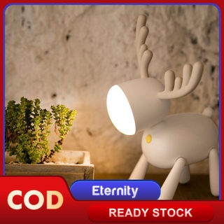 Đèn Ngủ Để Bàn Hình Con Nai Có Thể Điều Chỉnh Độ Sáng