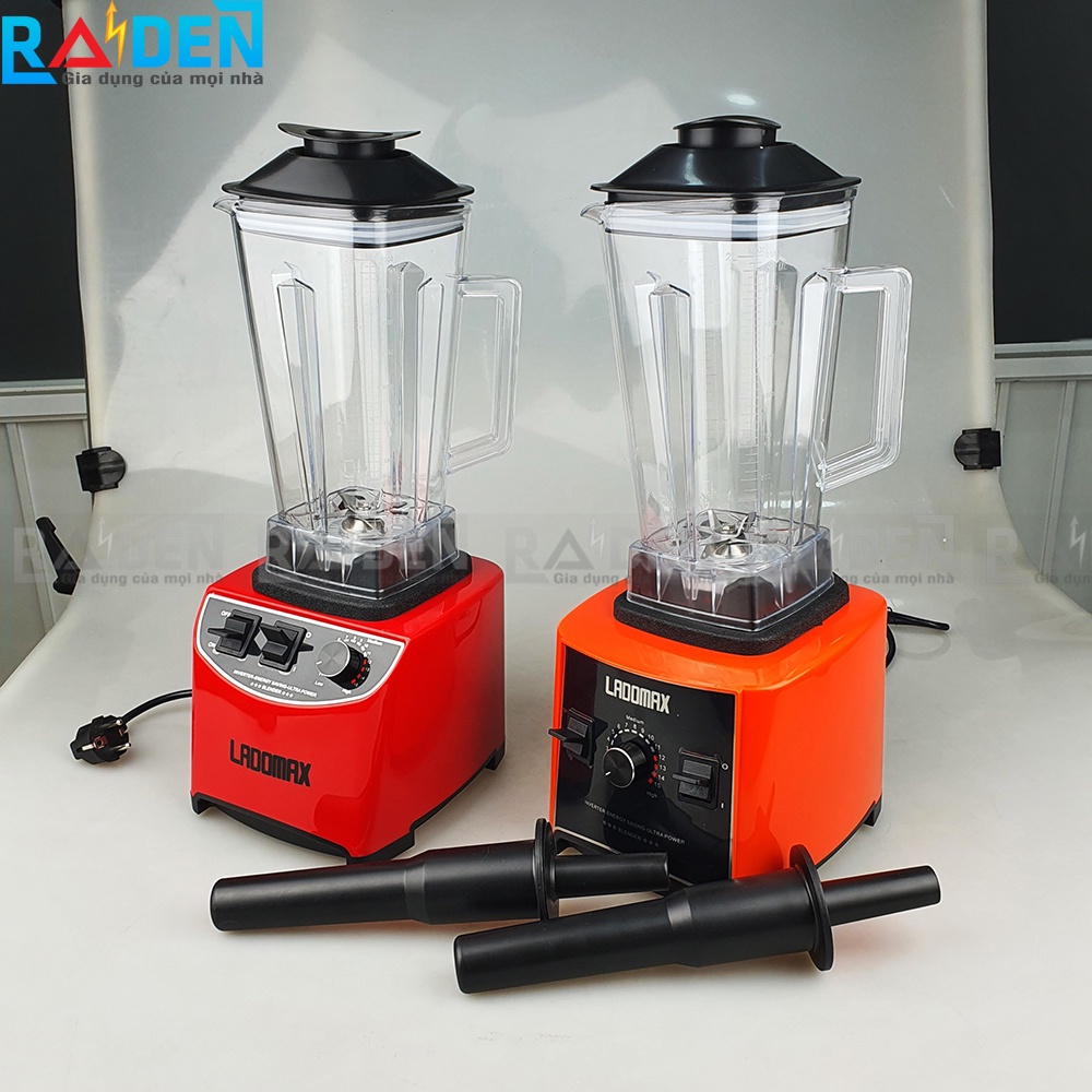 [HÀNG CHÍNH HÃNG] Máy xay sinh tố lớn 2200W Ladomax HA-9545 cối nhựa 2L xay sữa hạt, xay đá, rau củ - Màu ngẫu nhiên