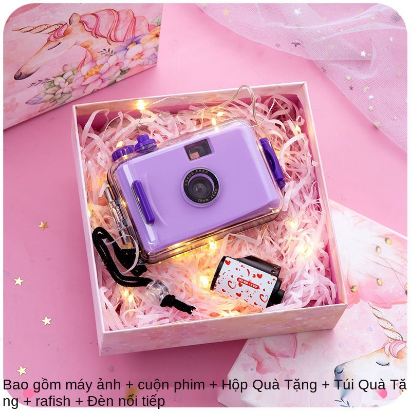 quà tặng ngày học sinh máy ảnh Vibrato point-and-shoot phim trẻ em HD retro chống thấm nước có thể chụp tùy chỉnh | BigBuy360 - bigbuy360.vn
