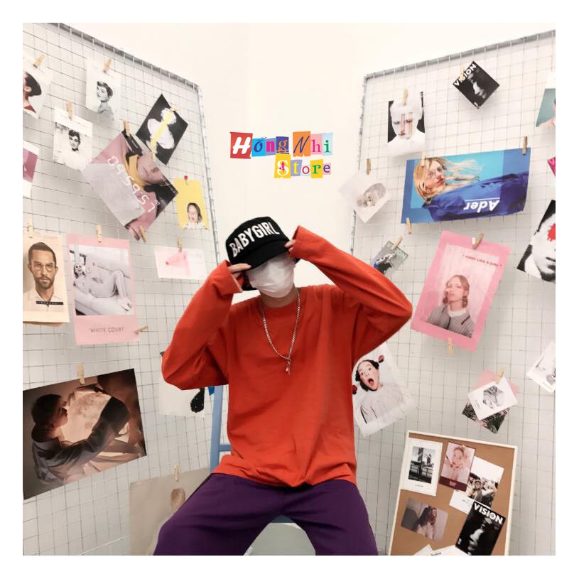 Áo Thun Tay Dài Trơn Long Tee Ulzzang Unisex Dáng Rộng Màu Cam - MM