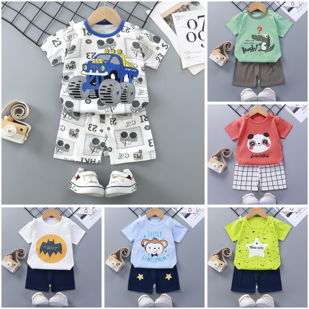 Bộ cộc tay cho bé hình đẹp vải cotton hàng quảng châu cam kết đẹp y hệt ảnh link2