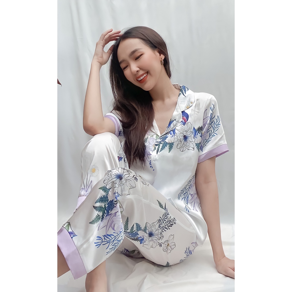 Bộ pyjama mặc nhà xanh p1020 evanus | BigBuy360 - bigbuy360.vn