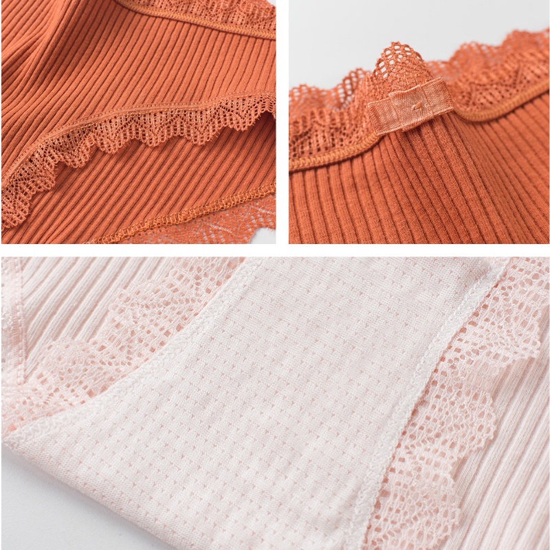 Quần Lót Nữ Hoamoco Chất Cotton Viền Ren Gân Tăm Kháng Khuẩn Hoạ Tiết Vền Ren Sexy Điệu Đà - CT03