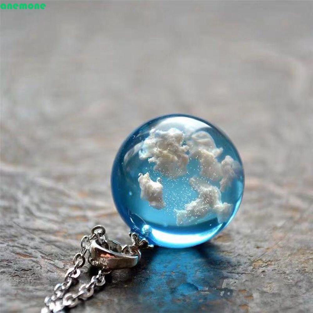 Vòng cổ Hợp Kim Mặt Resin Màu Dạ Quang Đơn Giản Sáng Tạo