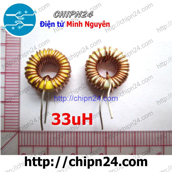 [2 CÁI] Cuộn cảm xuyến DIP 3A (68/100/150/220/330/470UH) - [Chọn Loại]