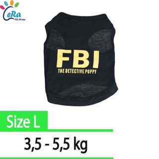 Áo Thun Cho Chó Mèo - Áo FBI - Ao 006