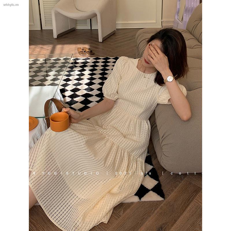 Đầm chữ A ngắn tay màu quả đào thời trang mùa hè ngọt ngào thanh lịch 2021 cho nữ | BigBuy360 - bigbuy360.vn