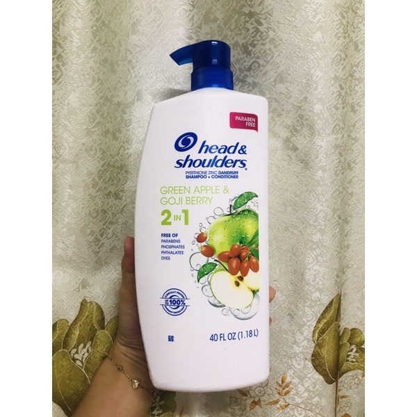 Dầu gội xả Head &amp; Shoulder 2 in 1 Almond &amp; coconut oil 1.28 lít