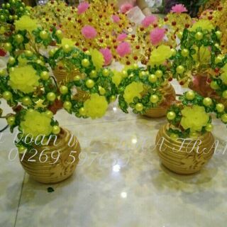 Vật liệu làm cây kim tiền - cây tiền lộc (cành vàng lá ngọc)