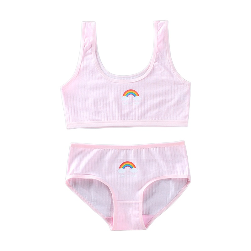 Bộ Đồ Lót 2 Món Bằng Cotton In Họa Tiết Thời Trang Quyến Rũ Cho Nữ