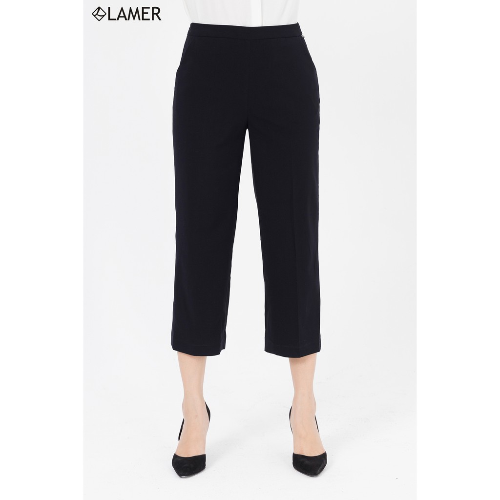 Quần suông đứng LAMER L64T19H009-S3200 (Xanh tím than)