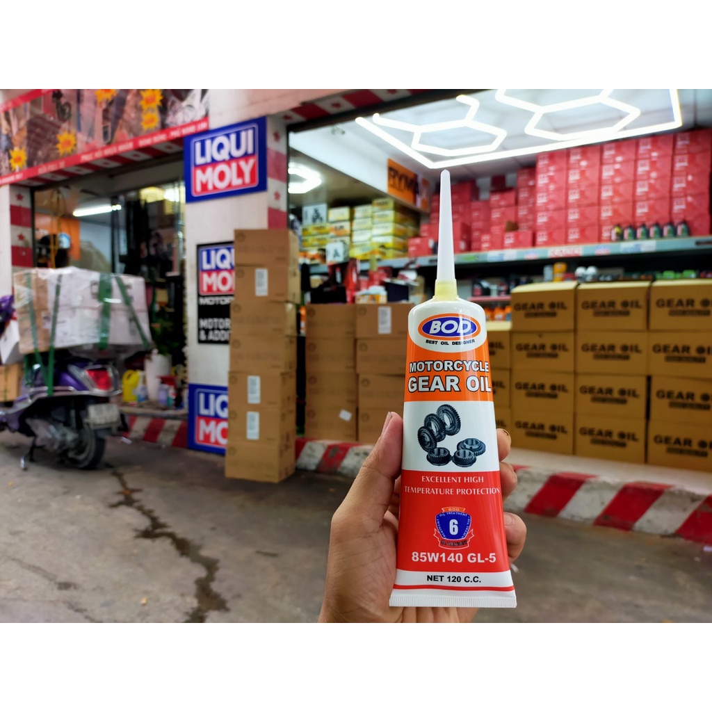 Nhớt Hộp Số- nhớt láp chống hú BOD 80W90, 85W140 120ML