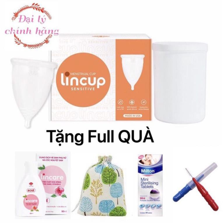 Cốc nguyệt san Lincup chính hãng [ Mẫu mới nhất ] full quà tặng, ưu đãi duy nhât hôm nay.