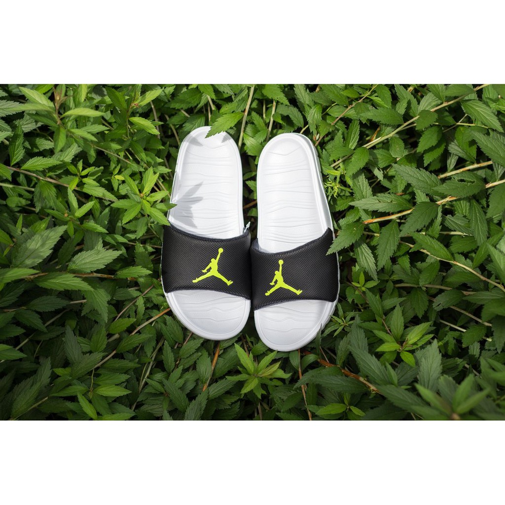 Dép Nam Nữ Nike Jordan Trắng Đen Xanh - AR6374-031 [Chính hãng]