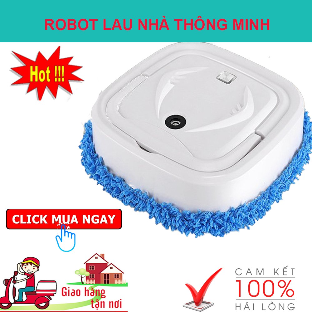 Giá Hot Robot Lau Nhà, Robot Lau Nhà Thông Minh- 2 Chế Độ Lau Khô - Ướt, Phun Tinh Dầu. Bảo Hành Uy Tín. Mua Ngay!