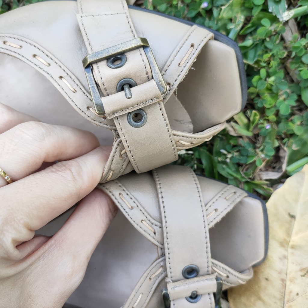 Giày da thật size 38 nguyên bản loại 1 secondhand Đồ Si Bon WS3