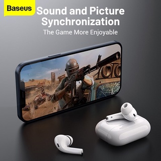 Tai nghe Bluetooth Baseus Encok W3 TWS (Bluetooth 5.0, 4h continuously listen, Noise reduction, IP55, True Wireless)