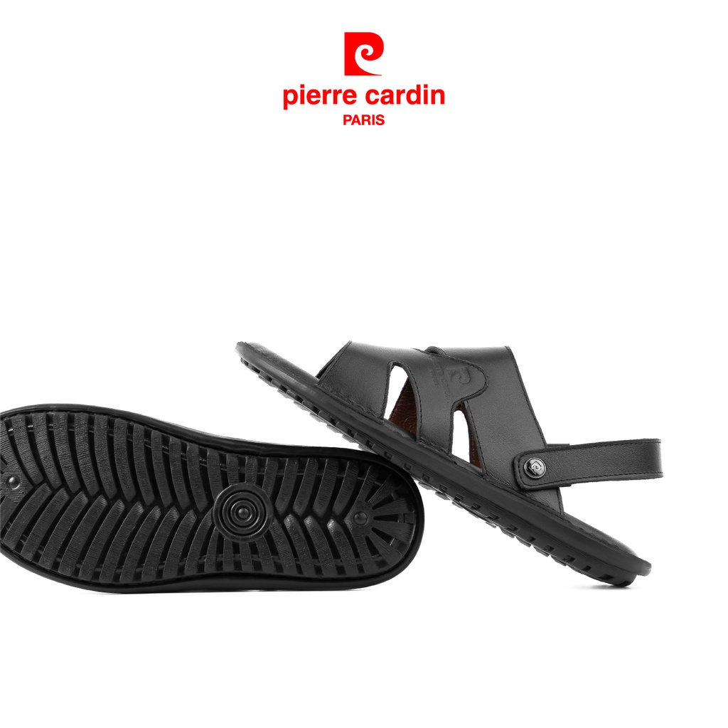 Sandal nam Pierre Cardin da thật nhập khẩu, sang trọng, lịch lãm, hiện đại - PCMFWLF146BLK