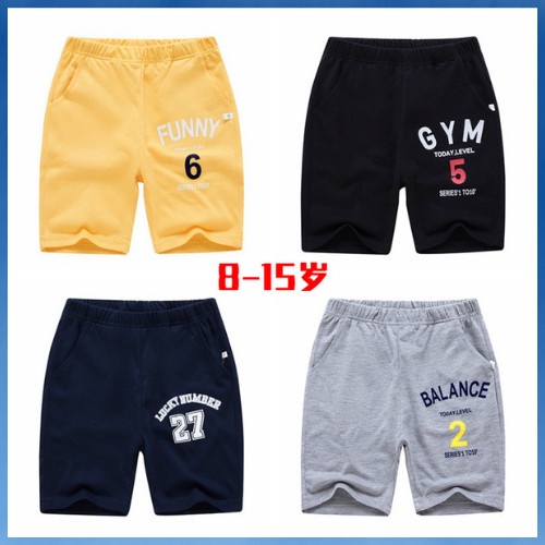 Quần short bé trai  quần thun họa tiết thể thao cho bé quần cotton hàng xuất