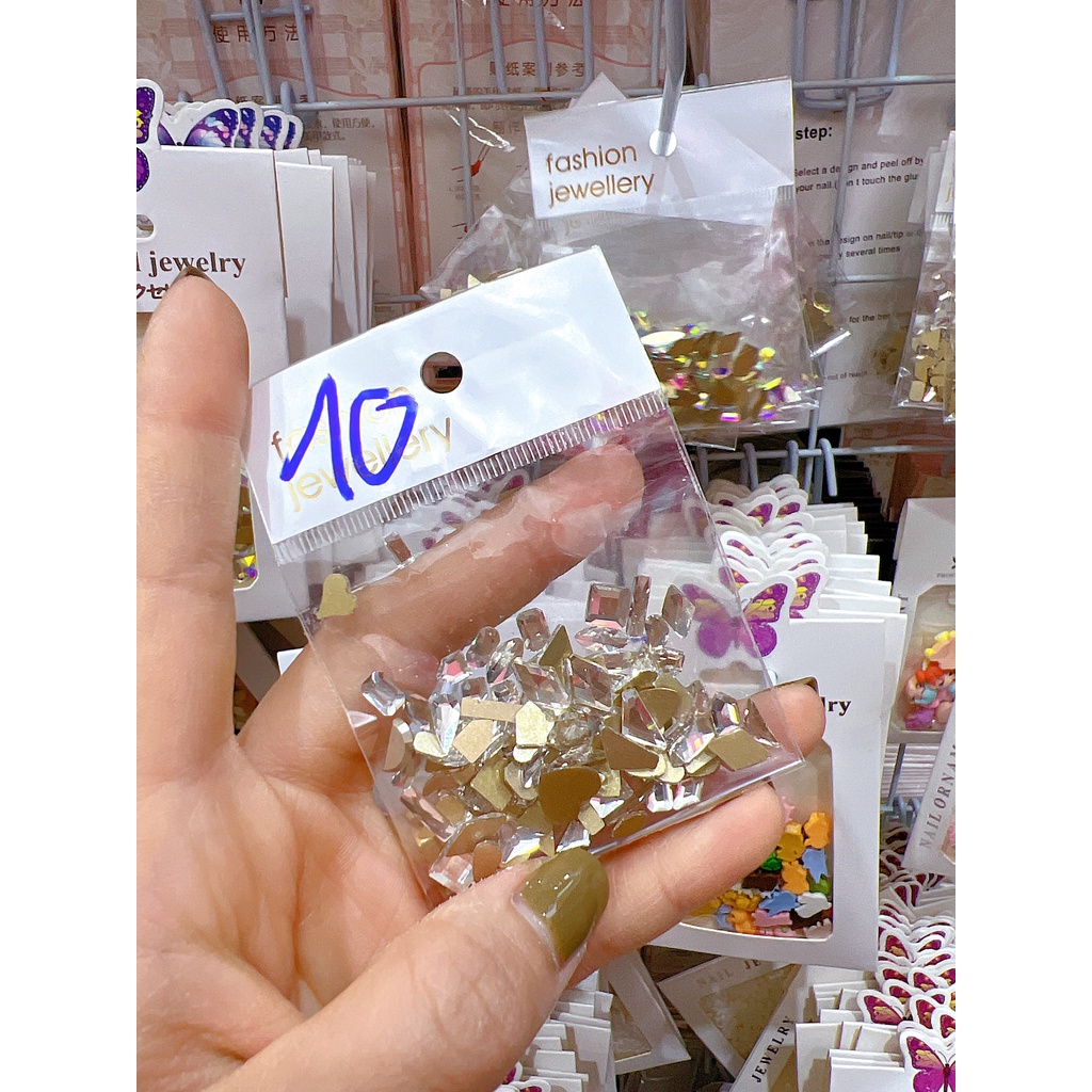 Đá Khối Chân Bằng Túi, Đá Khối Túi Hàng Loại 1 Chuẩn Công Ty - Trùm Nail Mi