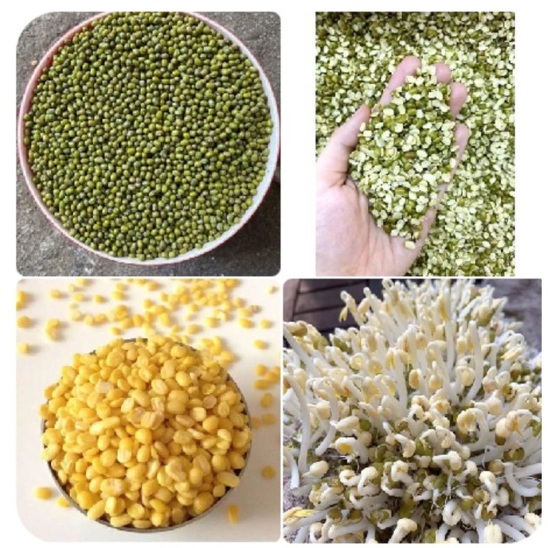 Đỗ xanh đậu xanh làm giá, làm bánh, nấu chè các loại (hút chân không) 500g