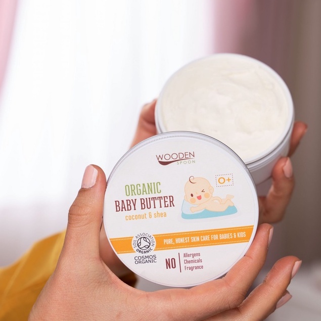 Kem dưỡng da hữu cơ cho trẻ sơ sinh và trẻ nhỏ 100ml - Wooden Spoon