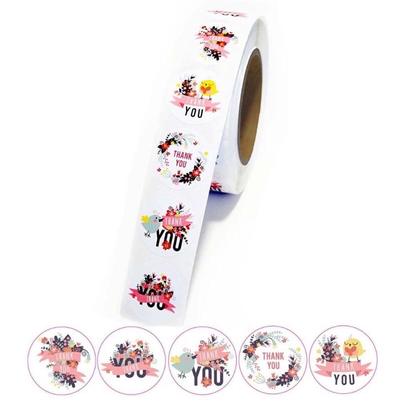 500 tem dán THANK YOU