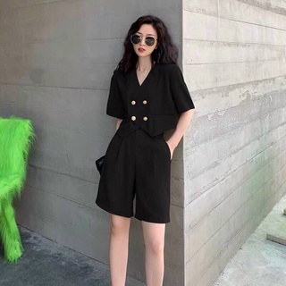 Sét bộ áo vest quần lửng siêu xinh