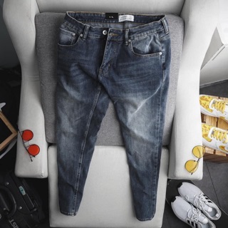 Quần Jean Nam VNXK cao cấp - ống ôm - 03 màu- Quần bò co giãn