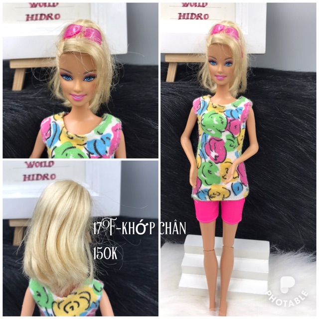 Búp bê Barbie chính hãng. Barbie khớp tay chân. Mã Barbie17